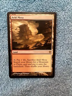 Arid Mesa Zendikar MTG LP #211/249 - Image 1