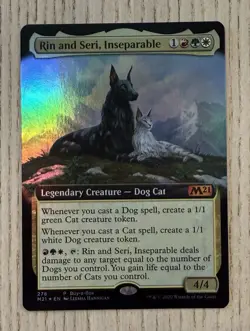 Rin and Seri, Inseparable Buy-A-Box Promos Foil MTG Magic 278 P - Image 1