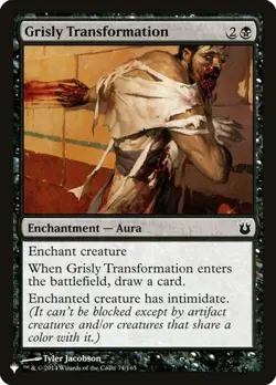 1x Grisly Transformation NM Eng MTG - The List - Image 1