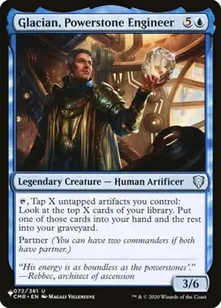 1x Glacian, Powerstone Engineer NM Eng MTG - The List - Image 1