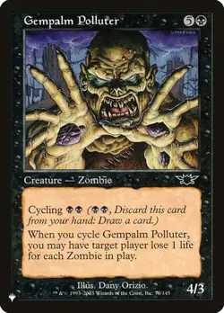 1x Gempalm Polluter - Retro Frame NM Eng MTG - The List - Image 1