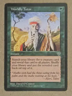 Worldly Tutor - Mirage - Moderately Played | MTG - Image 1