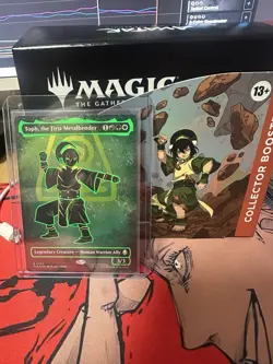 Toph, the First Metalbender Neon Ink Foil Magic: The Gathering TLA #362 - Image 1