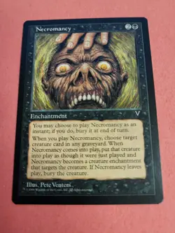 Necromancy Visions Nm Mtg Magic The Gathering Never played - Image 1