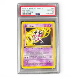 1999 Pokemon Jungle Mr. Mime #22 1st Edition PSA 10 GEM MINT WOTC 🃏 - Image 1