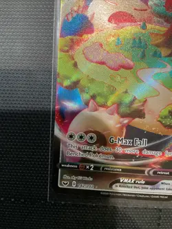 Pokemon TCG Snorlax VMAX Sword & Shield Base Set 142/202 - Image 5