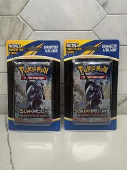 Sun And Moon Burning Shadows Pokemon Sealed Blister Booster Packs Sealed 💎 - Image 1