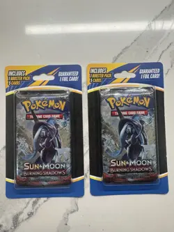 Sun And Moon Burning Shadows Pokemon Sealed Blister Booster Packs Sealed 💎 - Image 3