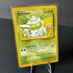 Bulbasaur Base Set 44/102 Pokemon TCG Vintage - Image 2