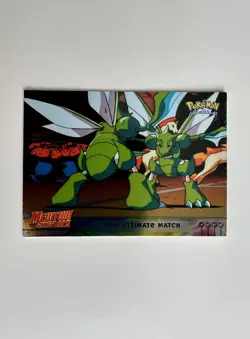 1999 Topps Pokemon Movie Mewtwo Strikes Back #34 The Ultimate Match Foil - Image 1