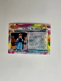1999 Topps Pokemon Movie Mewtwo Strikes Back #16 A Call to Arms Foil - Image 3