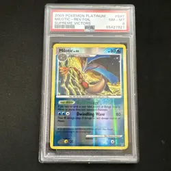 PSA 8 NM-MT 2009 Pokemon Platinum Supreme Victors Milotic Reverse Holo Foil #SH7 - Image 1
