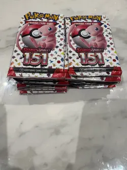 Pokemon TCG 151 22 opened packs inc bulk reverse and holo - Image 1