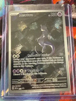 Pokemon TCG Mewtwo SVP 052 Black Star Promo 151 UPC Illustration Rare New Sealed - Image 1