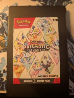 Pokemon TCG Prismatic Evolutions Sealed Booster Bundle (6 Packs) - Image 1