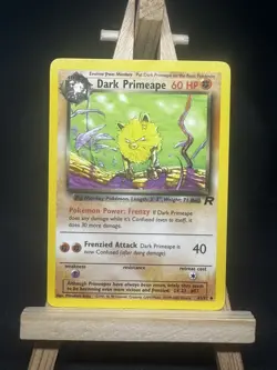 Pokemon TCG Dark Primeape Team Rocket 43/82 Regular - Image 1