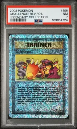 Pokemon Challenge! Legendary Coll. Reverse Holo #106 PSA 7 - Image 1