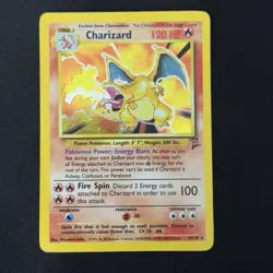 Charizard 4/130 Holo Rare Pokemon 2000 Base Set 2 WOTC Pokemon Vintage English - Image 1