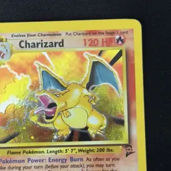 Charizard 4/130 Holo Rare Pokemon 2000 Base Set 2 WOTC Pokemon Vintage English - Image 4