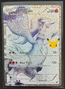 Reshiram 113/114 Celebrations Classic Collection Pokemon - Image 1