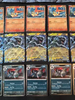 Pokemon Unova Heavy Hitters Stamped Promos Black Bolt/White Flare - NM 6 Sets - Image 3