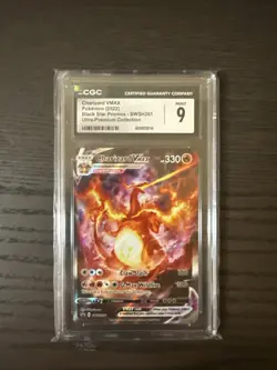 Charizard VMAX SWSH261 Black Star Promo Ultra Premium Pokemon 2022 CGC 9 Mint - Image 1