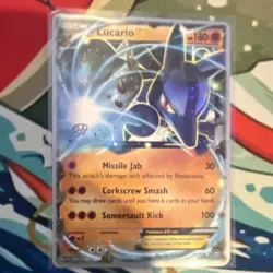 Pokemon TCG Lucario EX 54/111 XY Furious Fists Ultra Rare Holo World 2015 - Image 1