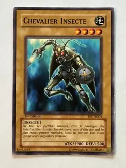 Carte Yu-Gi-Oh - JCC - FET-FR004 - Chevalier Insecte - FR - Image 1