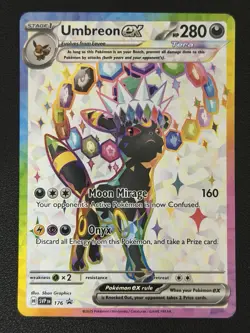 Umbreon ex SVP 176 Scarlet & Violet Promo Holo Pokemon Card TCG SV Promo - Image 1
