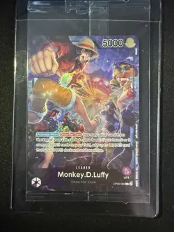 Monkey D Luffy PSA Magazine Promo OP05-060 Sealed One Piece Card - Image 1