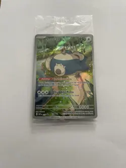 Pokemon TCG Snorlax 051 SV Scarlet & Violet 151 Promo Card Sealed - Image 1