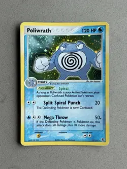 POLIWRATH 11/112 Holo ~ EX Fire Red & Leaf Green Pokemon Vintage TCG Card NM-LP - Image 1