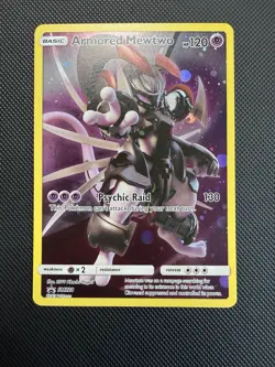 Armored Mewtwo SM228 Sun & Moon Black Star Promo Pokemon Card NM - Image 1