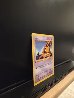 Abra 1st Edition Shadowless Base Set Unlimited Vintage Pokemon Card WOTC TCG - Image 3