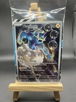 Pokemon TCG Black Bolt Thundurus 209 English Black Star Promo Card Sealed - Image 1