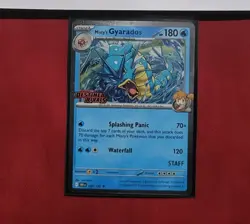 Pokemon Gyarados Staff Prerelease Card 049/182 Misty's Gyarados - Image 1