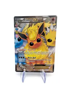 Pokemon Card - Flareon EX RC28/RC32 Full Art Holo Rare XY Generations Radiant LP - Image 1