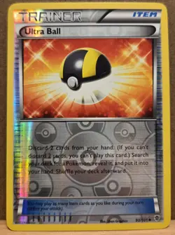 Ultra Ball BW Plasma Blast 90/101 Uncommon Reverse Holo NM - ungraded card - Image 1
