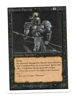 BT's MTG Unlimited 1X Hypnotic Specter NM Never been Played Free Shipping - Image 1