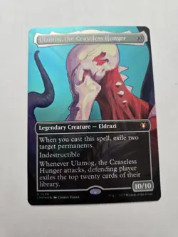 Ulamog, the Ceaseless Hunger - Textured Foil Extended Art CMM NM MTG - Image 1