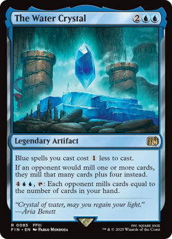 x1 The Water Crystal FIN Final Fantasy MTG 85 M/NM 1x - Image 1