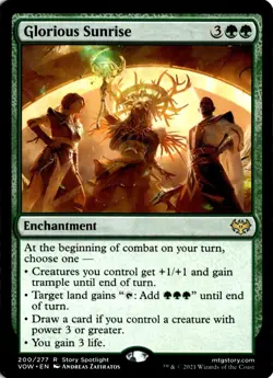 X 1 Glorious Sunrise NM-M Innistrad Crimson Vow 200 MTG Magic The Gathering - Image 1