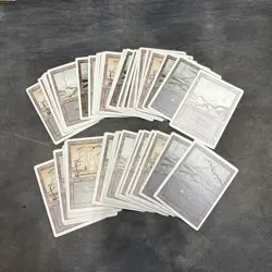 1994 MAGIC THE GATHERING REVISED Swamp Land LOT of 50 - Played Condition - Image 1