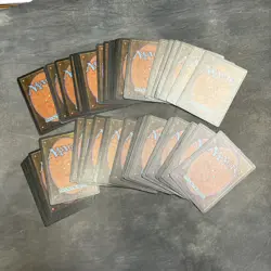 1994 MAGIC THE GATHERING REVISED Swamp Land LOT of 50 - Played Condition - Image 2