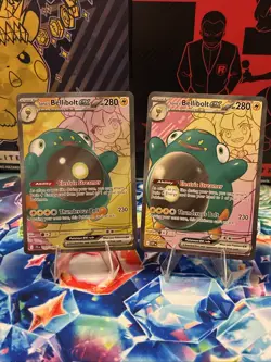 Ionos Bellibolt Ex 172/159 + Black Star Promo 194 Pokemon Journey Together NM+ - Image 1