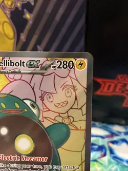 Ionos Bellibolt Ex 172/159 + Black Star Promo 194 Pokemon Journey Together NM+ - Image 4