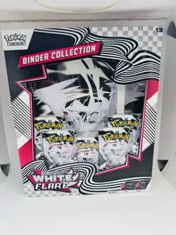 Pokemon TCG: Scarlet & Violet White Flare Binder Collection - Factory Sealed - Image 1