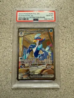 2023 Quaquaval ex - PSA 10 - Paldea Evolved 260/193 Pokemon NEW CERT 12/25 - Image 1