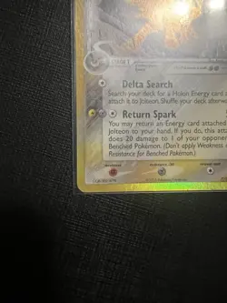 2005 Pokemon TCG LP/NM EX Delta Species Jolteon Holo #7/113 - Image 2