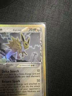 2005 Pokemon TCG LP/NM EX Delta Species Jolteon Holo #7/113 - Image 4